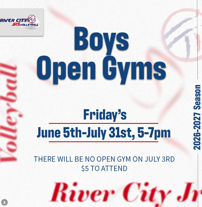 River City Open Gym flyer